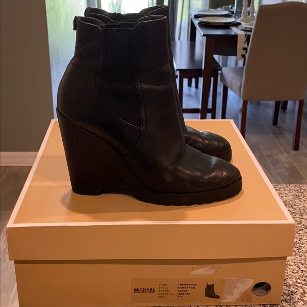 Michael Kors Thea Wedge Bootie